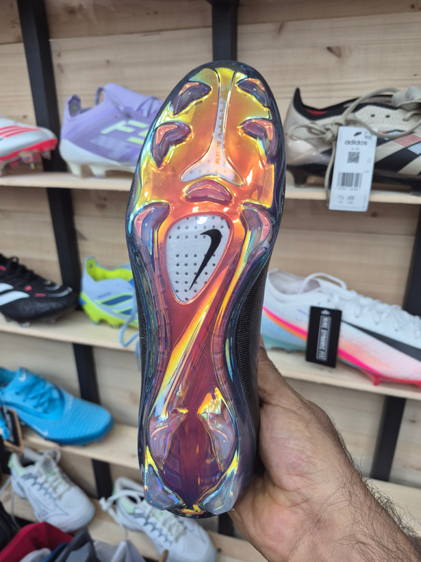 کفش فوتبال استوک دار نایک مرکوریال ویپور 17 Nike Mercurial Vapor 17 Elite رنگ مشکی طوسی