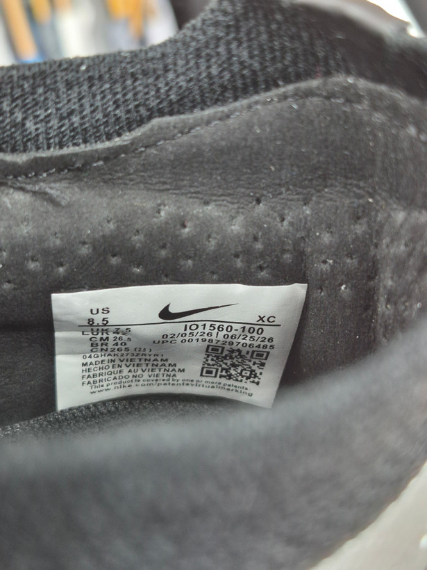 کفش فوتبال استوک دار نایک مرکوریال ویپور 17 Nike Mercurial Vapor 17 Elite رنگ مشکی طوسی