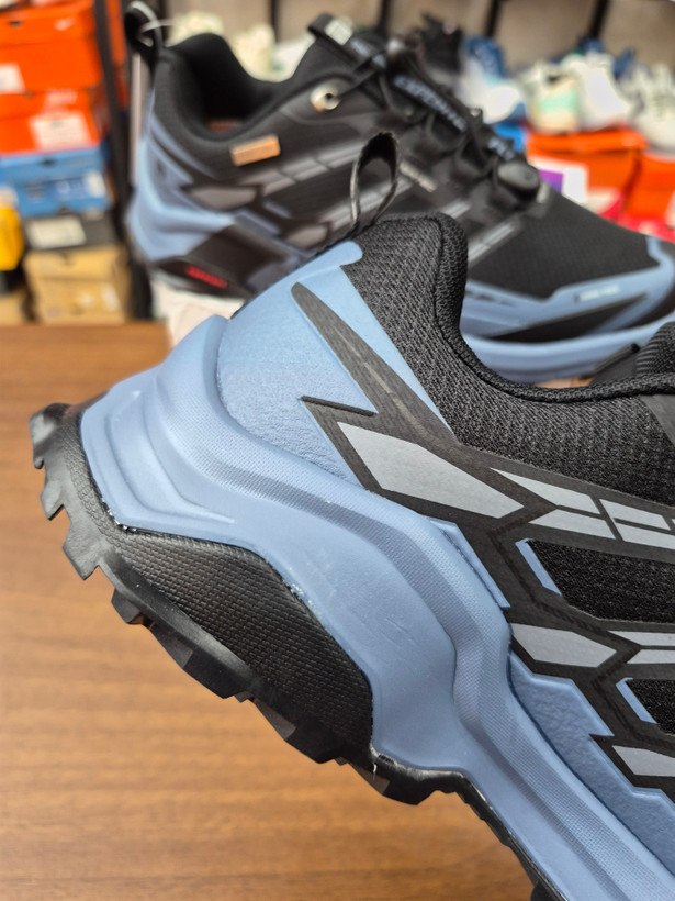کفش ورزشی اورجینال ایرانر ترکینگ ضدآب رونی D2031 | سورمه ای مشکی Men's waterproof trekking shoes Roni D2031