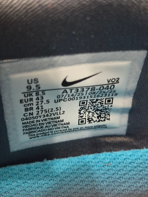 کفش اسپرت و لایف استایل نایک ساواج رنگ طوسی آبی زوم Nike Air max Savage