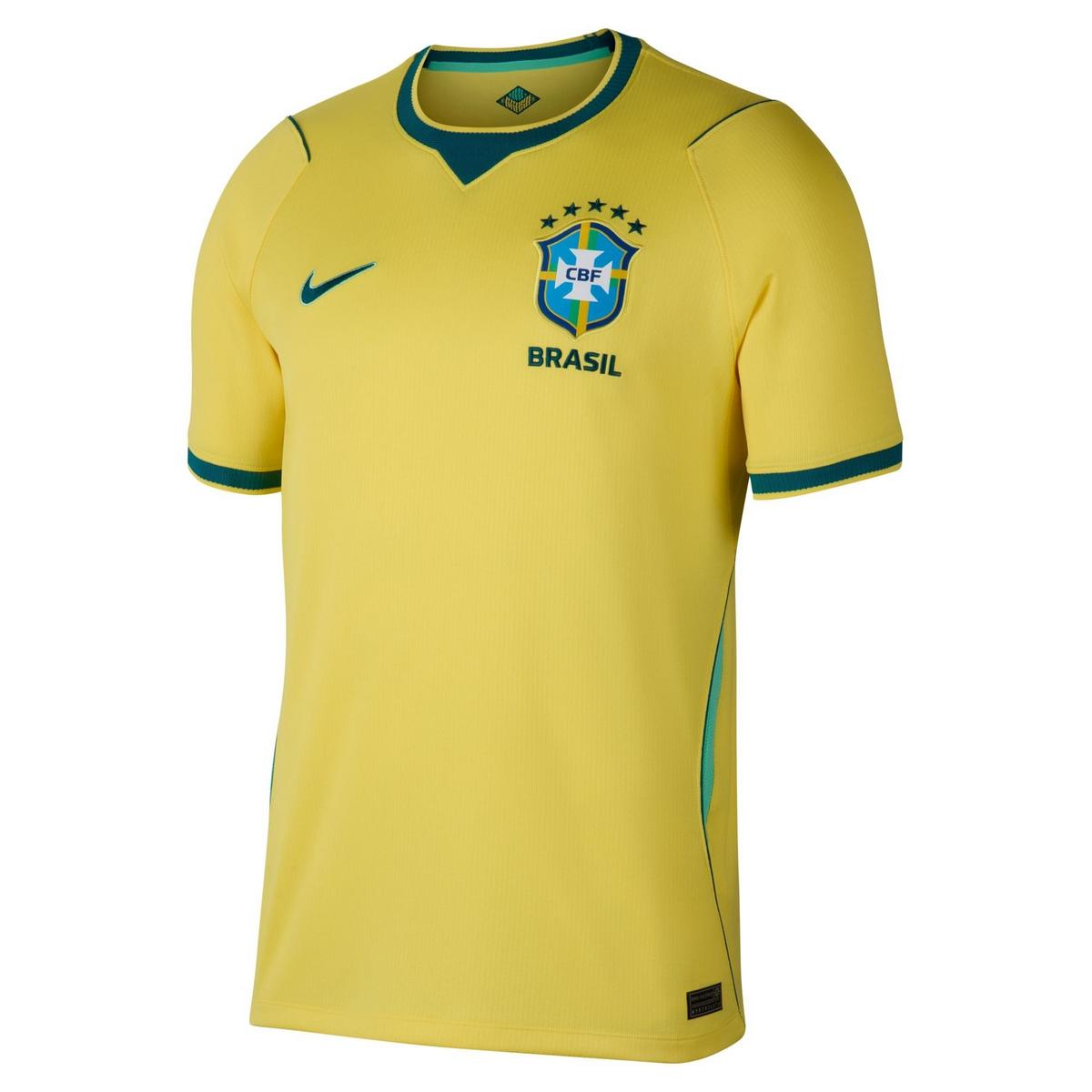 کیت ،تیشرت هواداری اول تیم ملی برزیل جام جهانی ۲۰۲۶ تایلندی کلاس A++ لباس زرد kit football   Brasil 2026