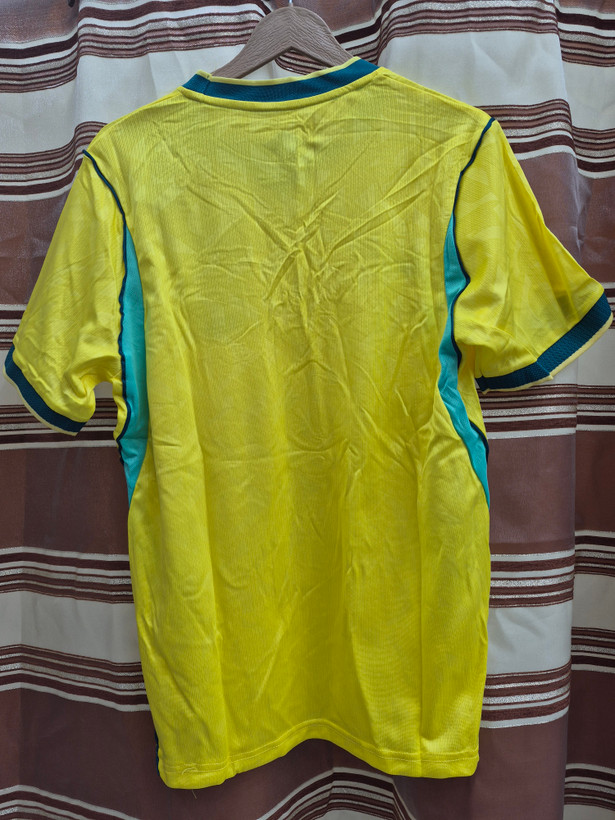 کیت ،تیشرت هواداری اول تیم ملی برزیل جام جهانی ۲۰۲۶ تایلندی کلاس A++ لباس زرد kit football Brasil 2026
