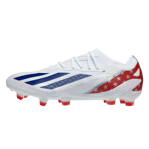 کفش فوتبال استوک دار آدیداس ایکس طرح اصلی Adidas X Crazyfast.1 FG MG USA White Red