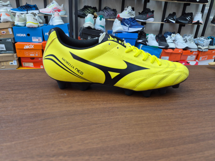 کفش فوتبال استوک دار کفش فوتبال میزانو مورلیا Mizuno Morelia Neo MDسفید ابی سبز Mizuno Morelia Neo