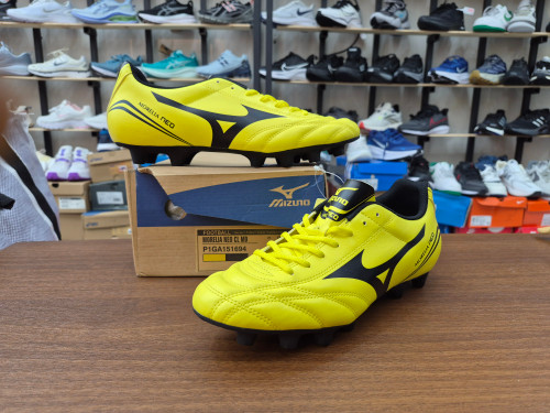 کفش فوتبال استوک دار کفش فوتبال میزانو مورلیا Mizuno Morelia Neo MDسفید ابی سبز Mizuno Morelia Neo