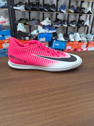 کفش فوتسال نایک مرکوریال Kids Nike MercurialX Victory VI IC Motion Blur - Racer Pink/Black/White Kids