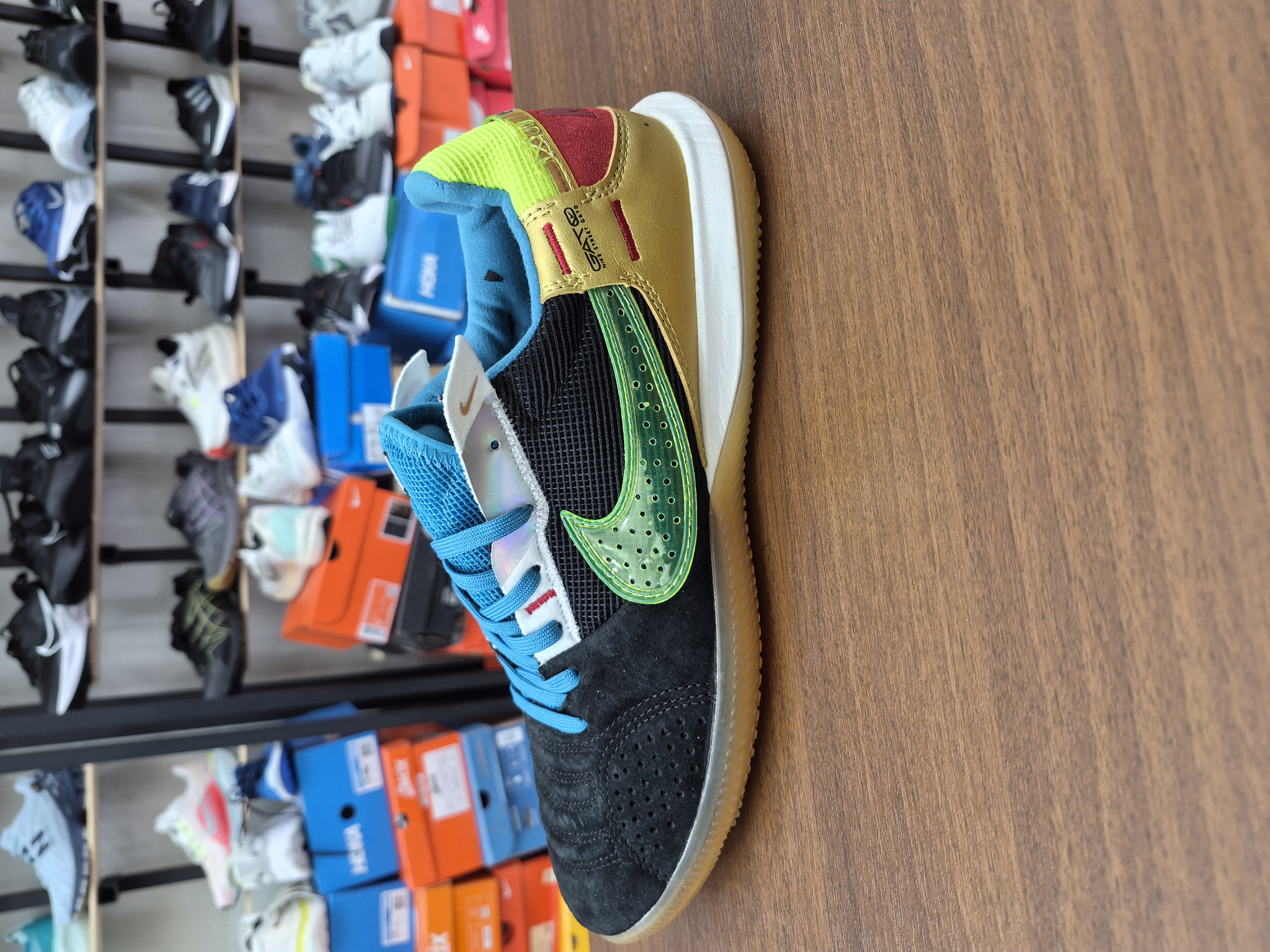 کفش فوتسال نایک استریت گتو طرح اصلی Nike Streetgato Ic Black Green