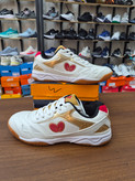 کتونی تنیس باترفلای لزولاین ریفونس رنگ سفید ویتنام رنگ سفید قرمز طلایی butterfly shoes table tennis price white red gold کتونی بدمینتون