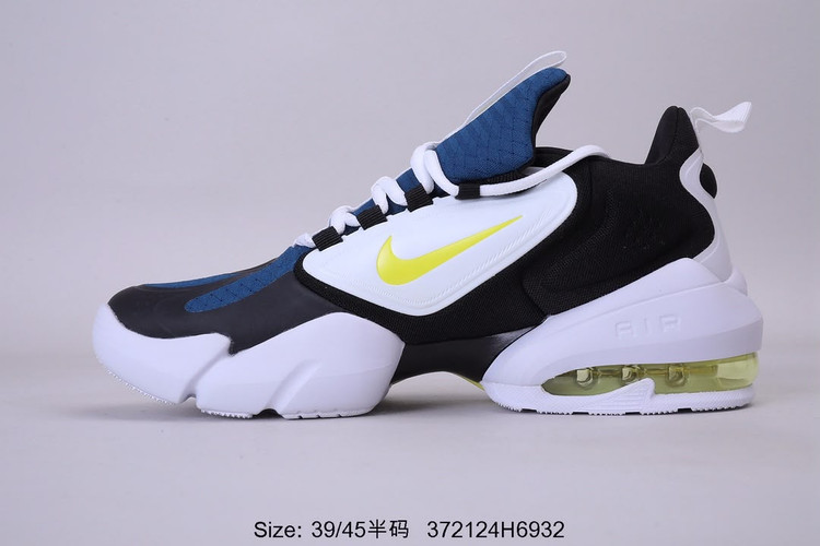 کفش اسپرت و لایف استایل نایک ساواج رنگ سورمه ای سفید زرد زوم Nike Air max Savage