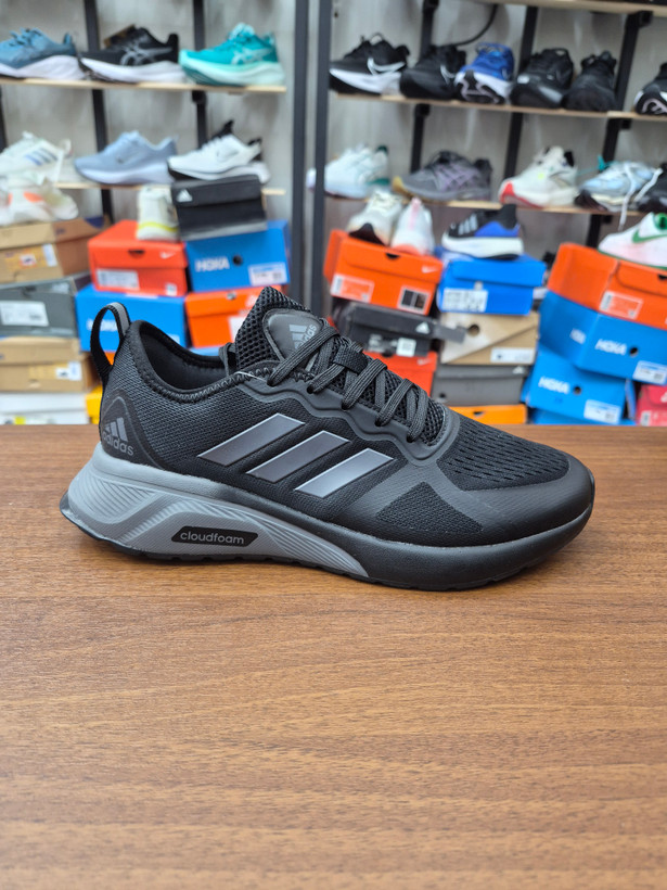 کتونی آدیداس کلود فوم Adidas Cloudfoam مشکی طوسی