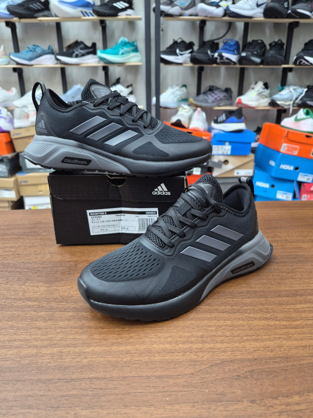 کتونی آدیداس کلود فوم Adidas Cloudfoam مشکی طوسی