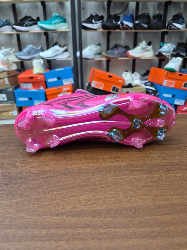 کفش فوتبال استوک دار آدیداس F50 مسی زبونه دار ویتنام Chuteira Campo ADIDAS TUNiT F50 Elite FG Rosa - Preto