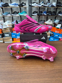 کفش فوتبال استوک دار آدیداس F50 مسی زبونه دار ویتنام Chuteira Campo ADIDAS TUNiT F50 Elite FG Rosa - Preto