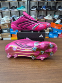 کفش فوتبال استوک دار آدیداس F50 مسی زبونه دار ویتنام Chuteira Campo ADIDAS TUNiT F50 Elite FG Rosa - Preto
